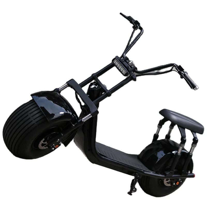 

2020 New Design Wide Wheels Citycoco 2000 W, Black,red