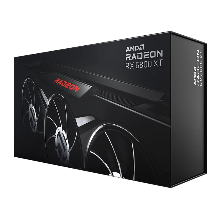 

AMD Radeon RX 6800 XT 16GB Midnight Black Founder's Edition Gaming Graphics Card with 256-bit GDDR6 AMD RDNA 2 Architecture