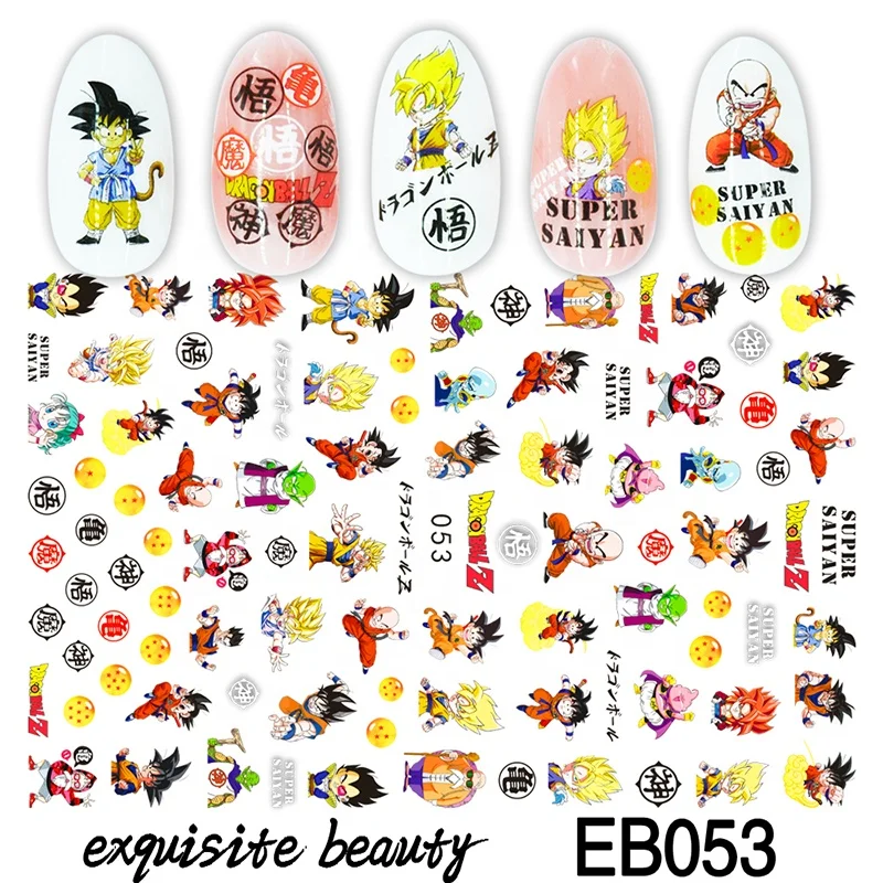 

Cartoon Pattern Nail Supplies 2020 New Arrival Professional Design Free Sample UV Gel Lovely Nail Tips Sticker Factory Price