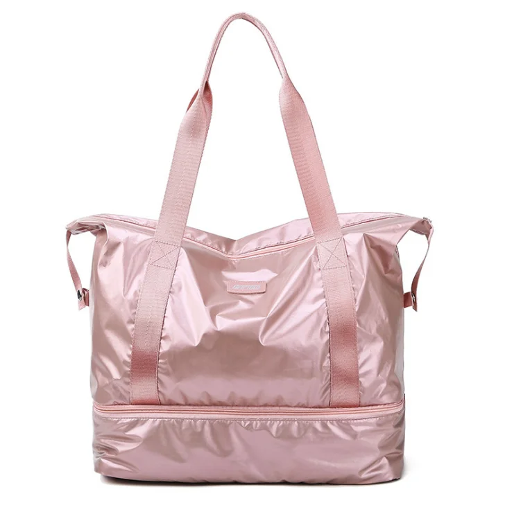 Gym Shoulder Tote Travel bag with Wet Pocket Handbag Bag Lightweight Waterproof Weekender Bag
