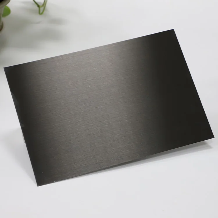 
201 304 316l Gold Metal Hairline Brushed Finish Stainless Steel Sheet 
