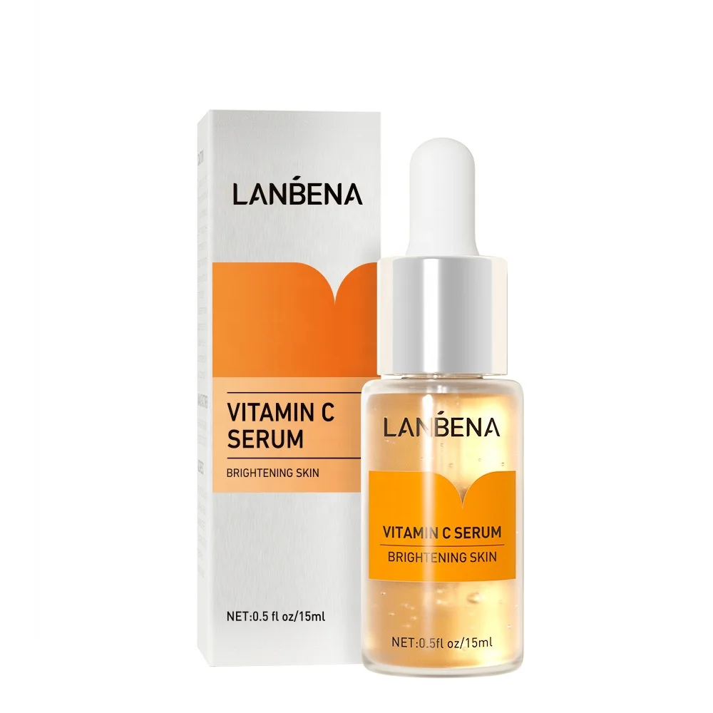 

LANBENA Vitamin C Whitening ordinary Serum Hyaluronic Acid Face Cream Snail Remover Freckle Speckle Fade Dark Spots Skin Care