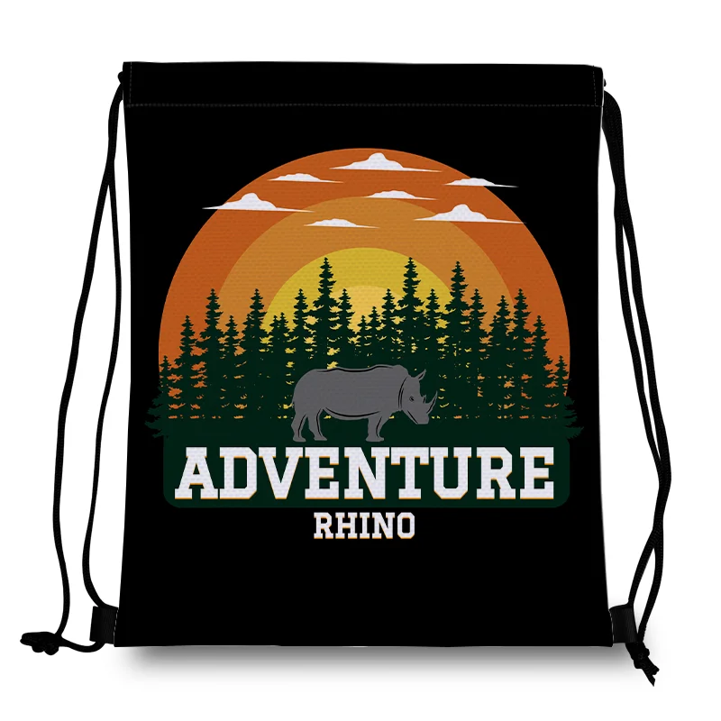 

2022 Custom Logo Outdoor Camping Polyester Advertisement Sports Gift Drawstring Backpack Bag