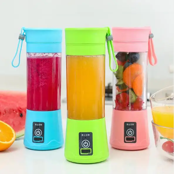 

DTK Portable Blender And Automatic Handheld Usb Fruit Smoothie Six Blades Juicer Cup For Gift