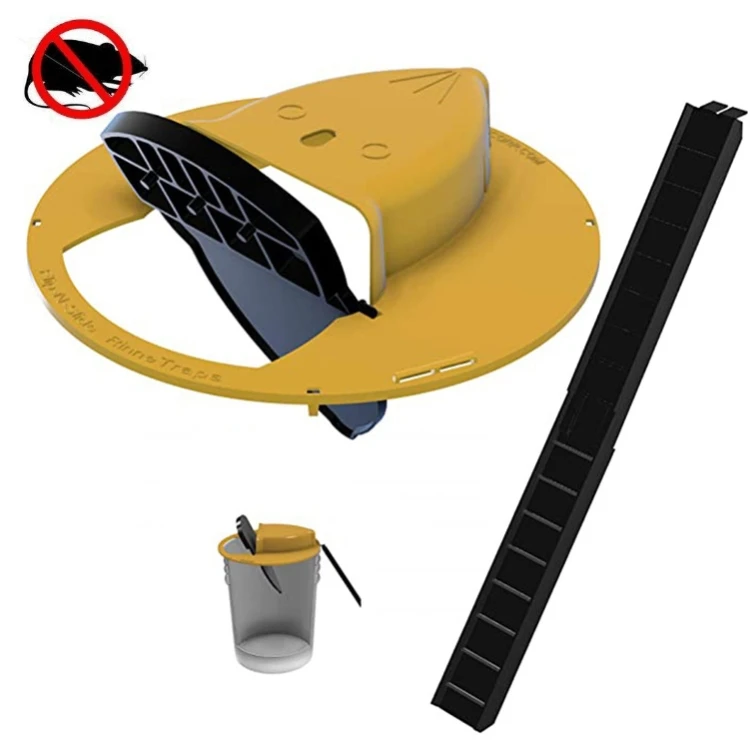 

new type Reusable Multiple bucket lid trap mousetrap automatically reset flip mousetrap