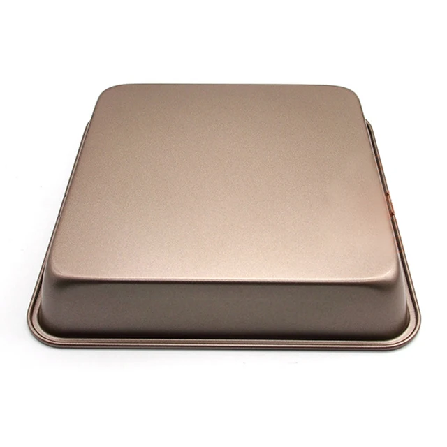 Square Cake Pan 9inch Bakeware Nonstick Heavy Duty Carbon Steel Pan
