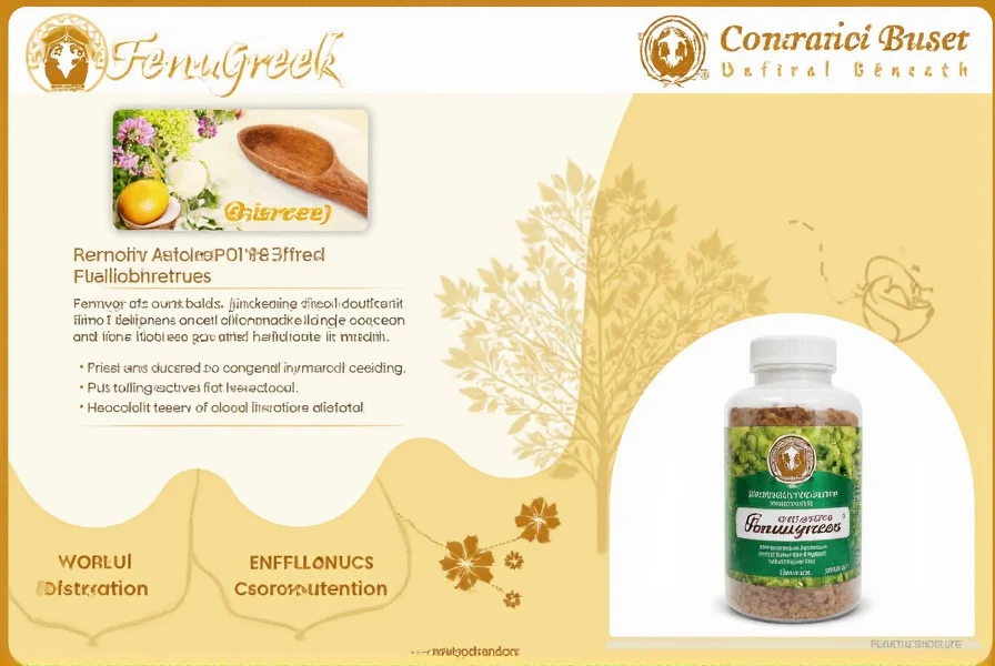 Comparison of high-quality fenugreek supplement labels showing important information to look for