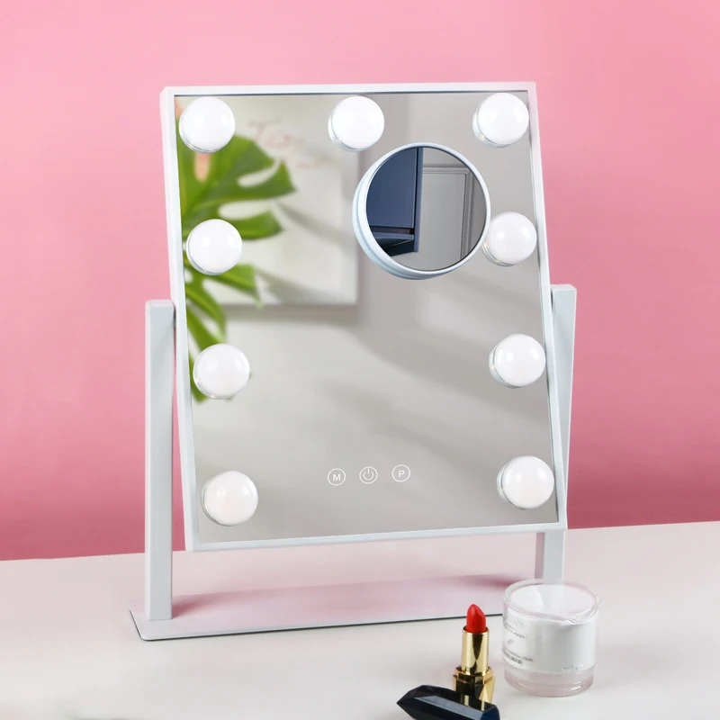 

Beauty Illuminated Vanity Mirrors Hollywood Makeup Mirror, White black