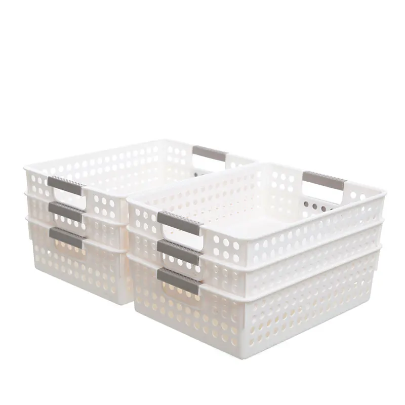 

Citylife Storage Baskets Plastic Stackable Large Shelf Bathroom Desktop Basket Organizer Basket Storage Plastic