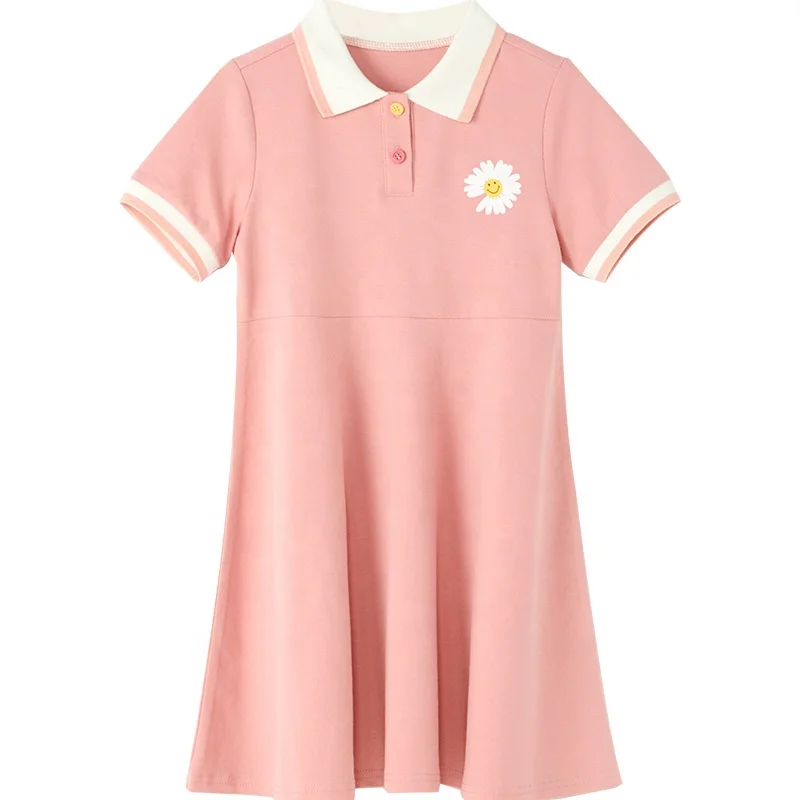

Summer children's short-sleeved western casual dress CUHK Children's Korean Dress
