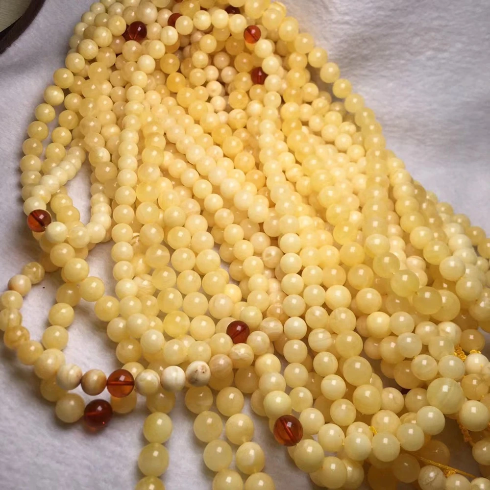 

HQ GEMS 100% Original Baltic 6-14mm Natural Amber Stone Raw Wholesale Amber Beads Necklace for Jewelry Making