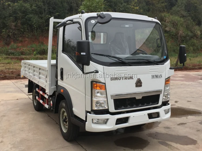 New Sinotruk Howo 4x2 5 Ton Light Cargo Van Box Truck 