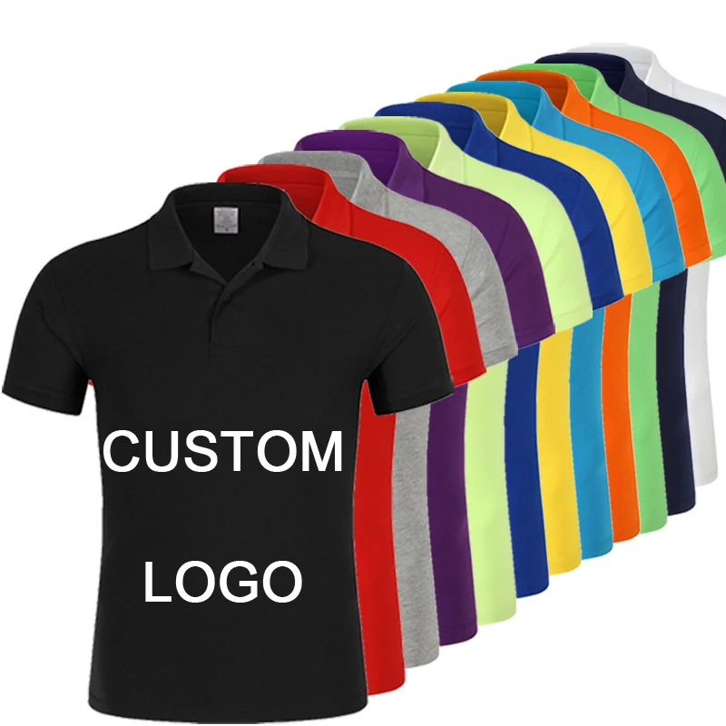 

high quality 100% cotton 12 colors custom printing embroidery OEM logo plain blank men polo t shirt polo shirt