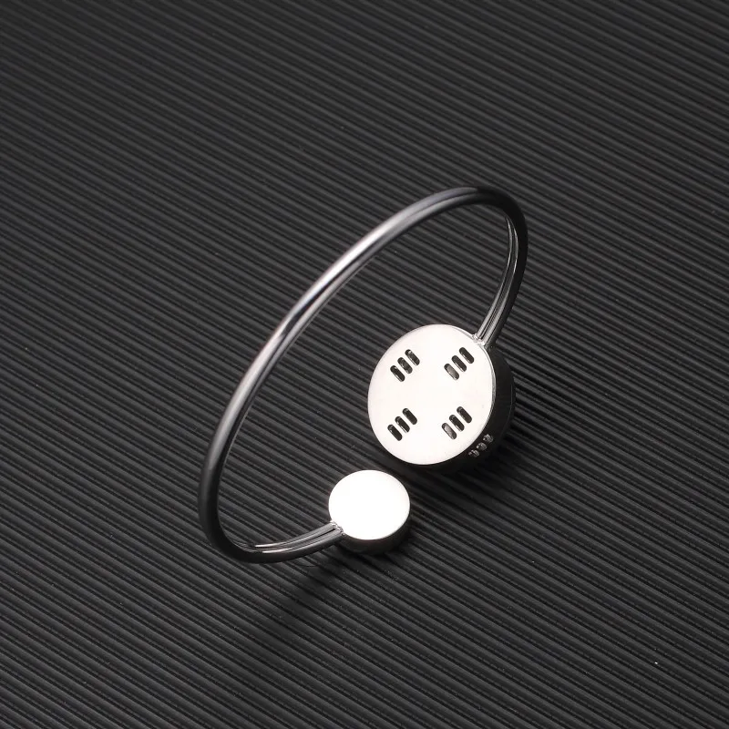 Loftily Jewelry Newest Handmade 316L Stainless Steel Her King His Queen Couple Bracelets Aroma Perfume Diffuser Bangle Bracelet