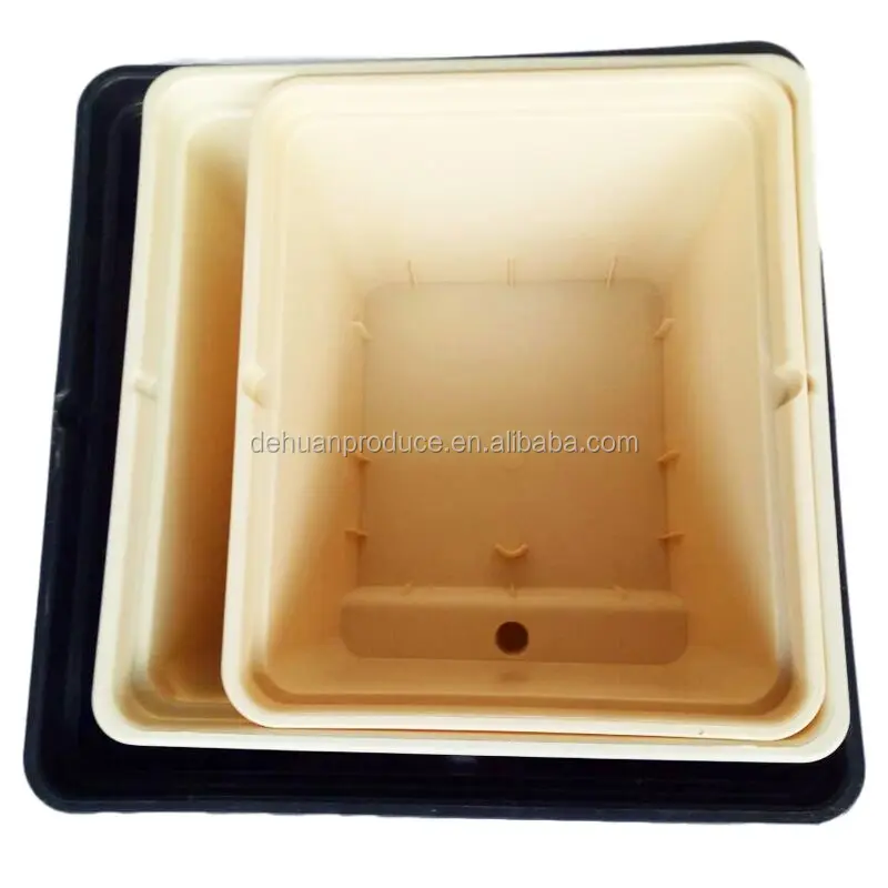 Hydroponic Rectangular Plastic Bucket 20 Gallon Dutch Grow Bucket With