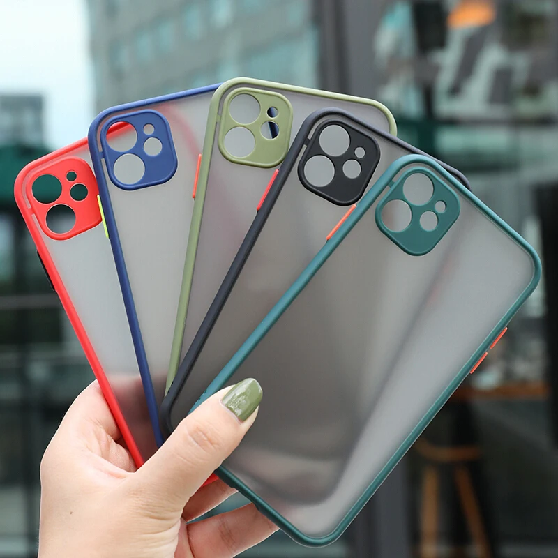 

Skin Feel Matte Silicone Phone Case For Xiaomi Redmi Note 9 9s Pro 10s Note 10 Poco F3 X3 Shockproof Back Cover Drop Shipping