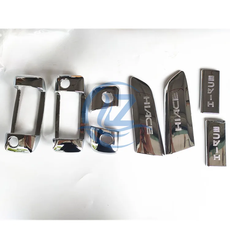 

"Hiace" LOGO chrome dront door handle cover fortoyota hiace 05-18