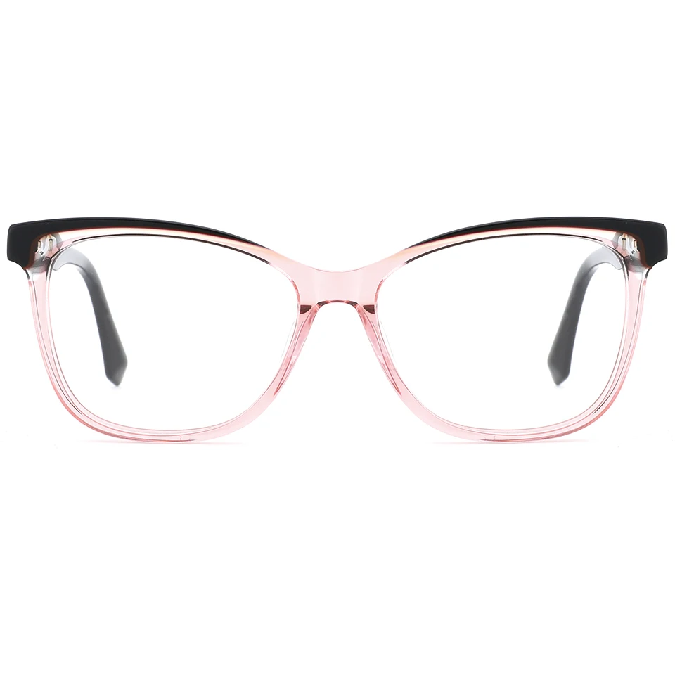 

New Design Acetate eyeglasses frames Fashion fancy color women optical frames