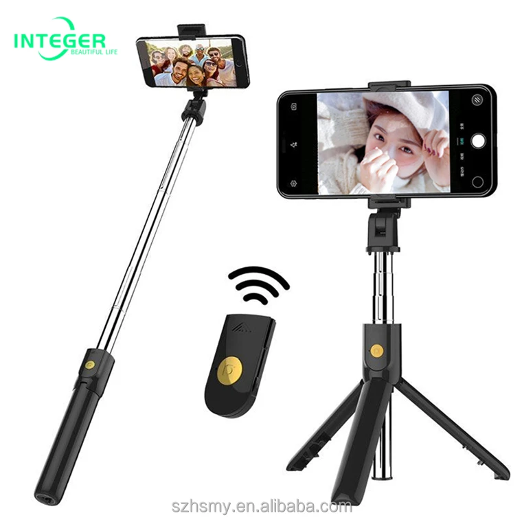 

Multifunction K07 Portable Flexible Selfie Stick Tripod Stand Extendable Holder Remote for Mobile Universal Live Camera Artifact, Balck white