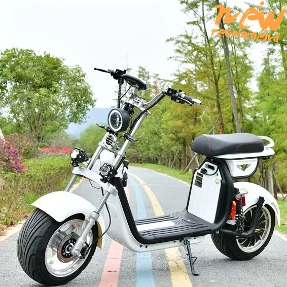 

Europe Warehouse To Door 2022 Best Selling Powerful 1000W 60V Citycoco 2 Seat Electric Mobility Scooter, Black