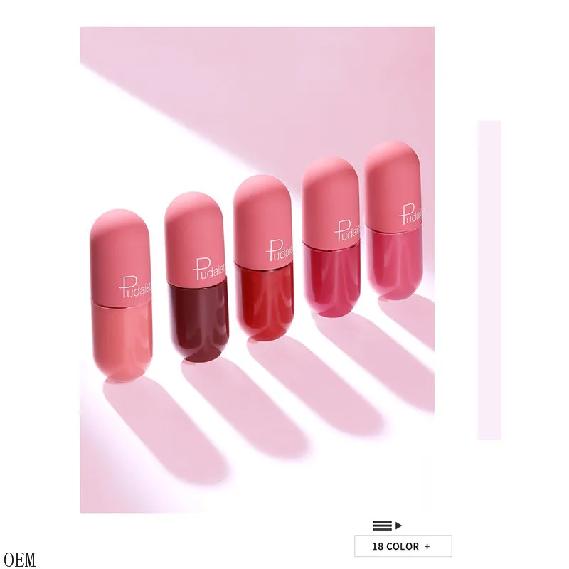 

2021 Private Label MINI capsule Waterproof Vegan Liquid Matte Lipstick