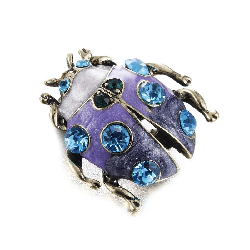 

Colorful Coccinella Septempunctata Fashion Jewelry Brooch for Women Gift Wedding Party