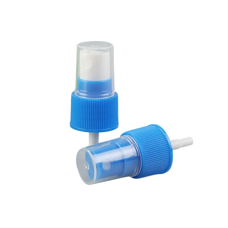 
Reusable Plastic PP Fine Mist Pump Sprayer , Blue and White Head Pump 