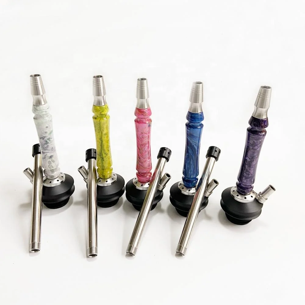 

2020 Popular Resin Material Hookah Luxury Hookah Shisha Narguile Chicha Sets without glass base
