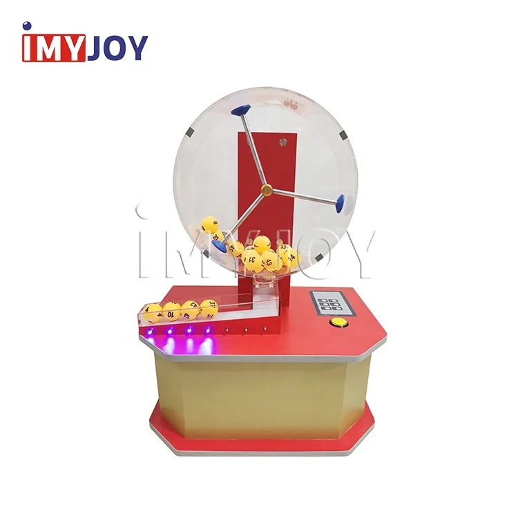

Good quantity automatic bingo machine lottery machine blowing ball drawing machine, Red