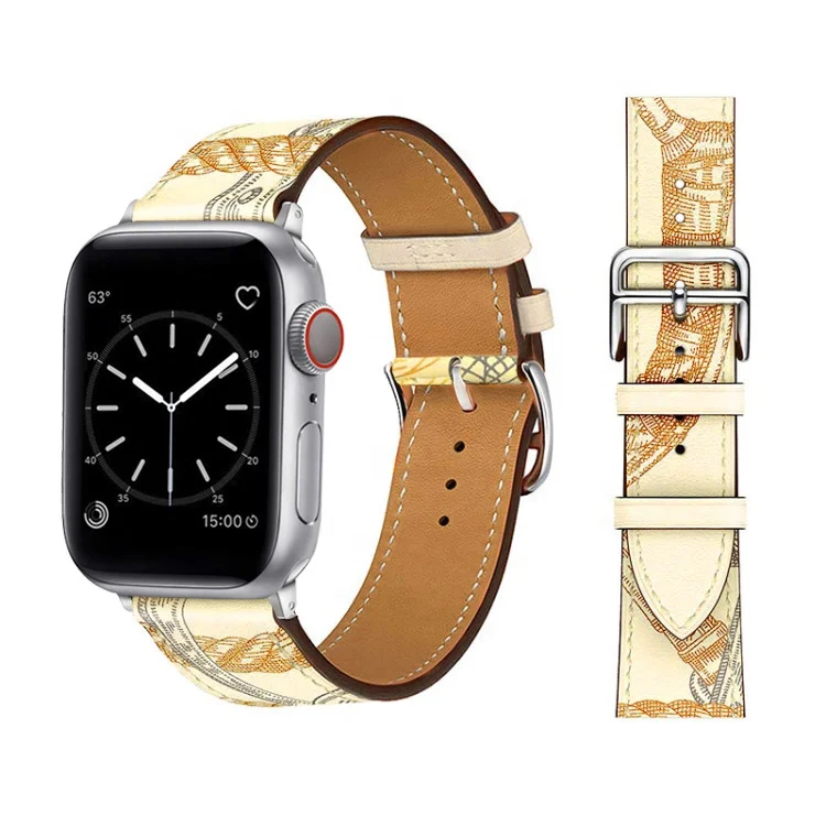 

High quality Leather loop Band for iWatch 40mm 44mm Strap band for Apple watch 42mm 38mm Series 3 4 5 6 SE 7 41MM 45MM, Black white red brown...multi color, custom color