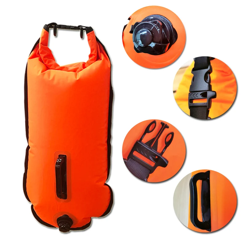 

New Design Custom Float Safety Swim Dry Bag Dry Bags Backpack Waterproof Dry Bags, Neo-orange/neo-pink