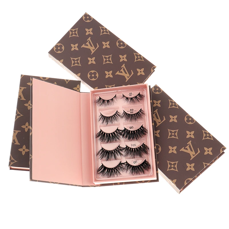 

Hotselling New Design Reusable 5 Pairs Magnetic Eyelashes With Eyeliner And Tweezers