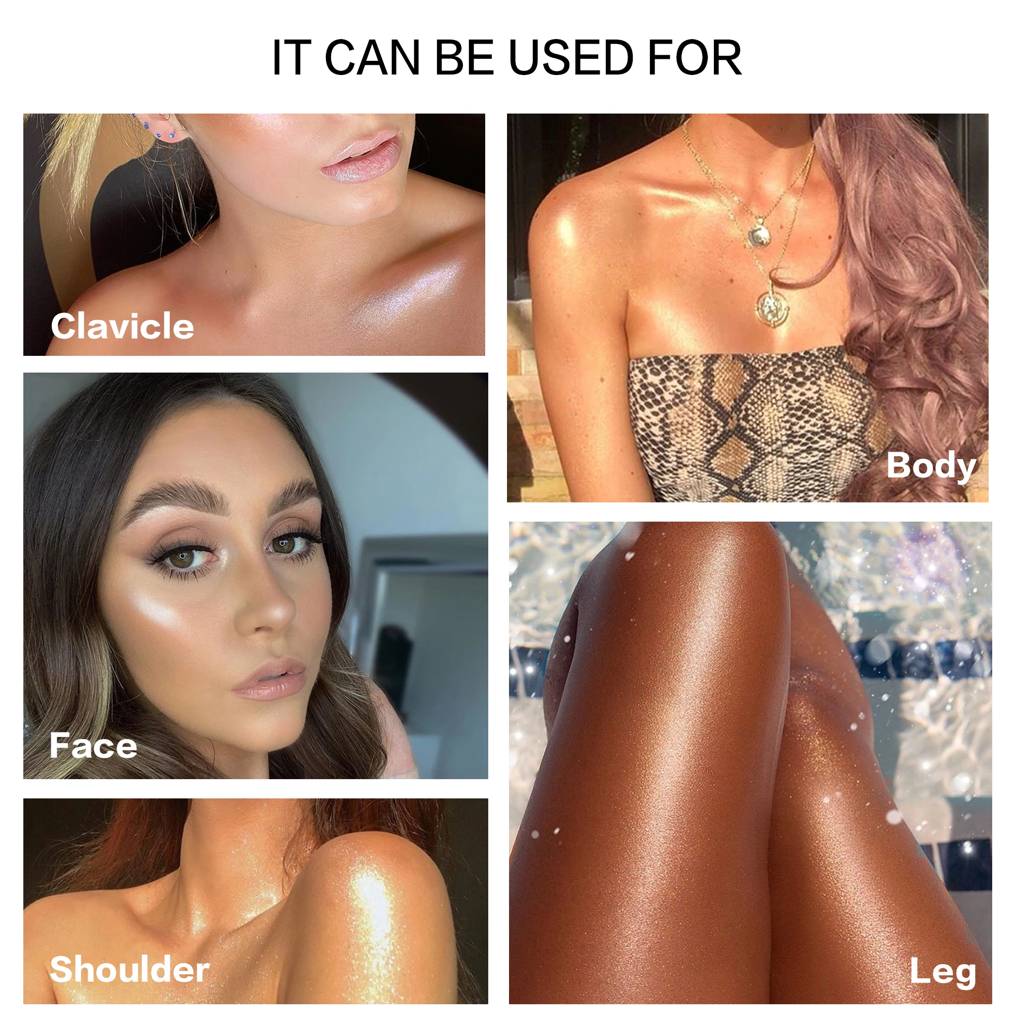 Face Shimmer Highlight Glitter Liquid Illuminating Private Label