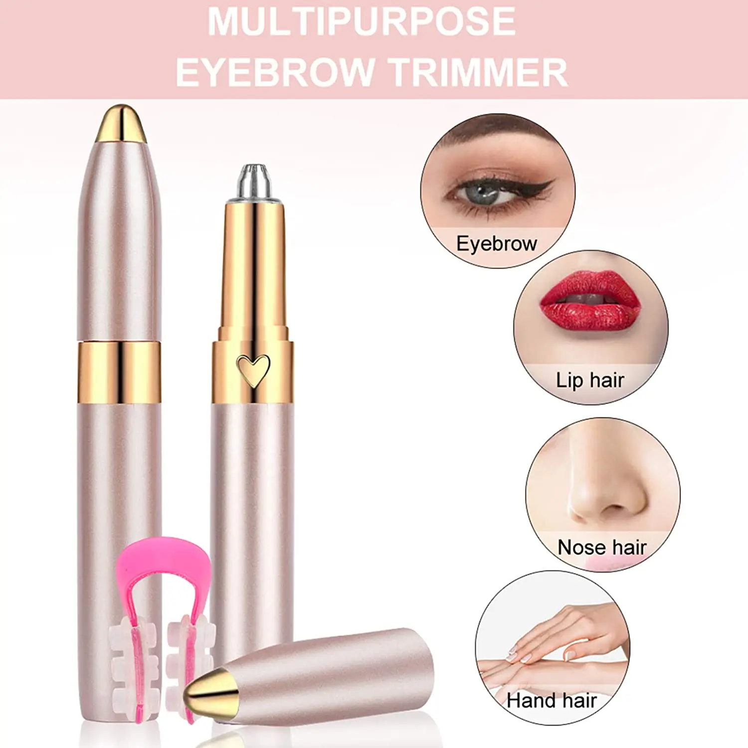 Ladies Facial Hair Trimmer Electric Eyebrow Razor Shaver Women Hair