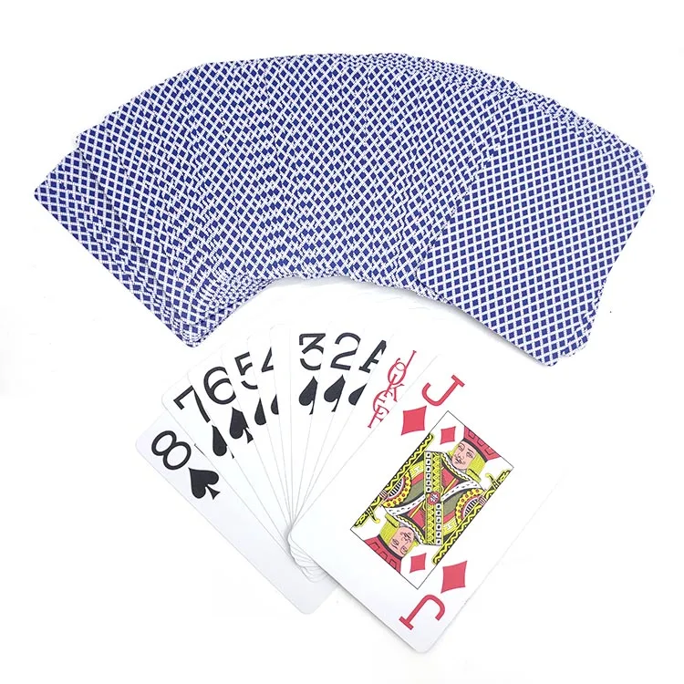 

OEM high quality big letter poker cards printing beautiful playing cards, Cmyk