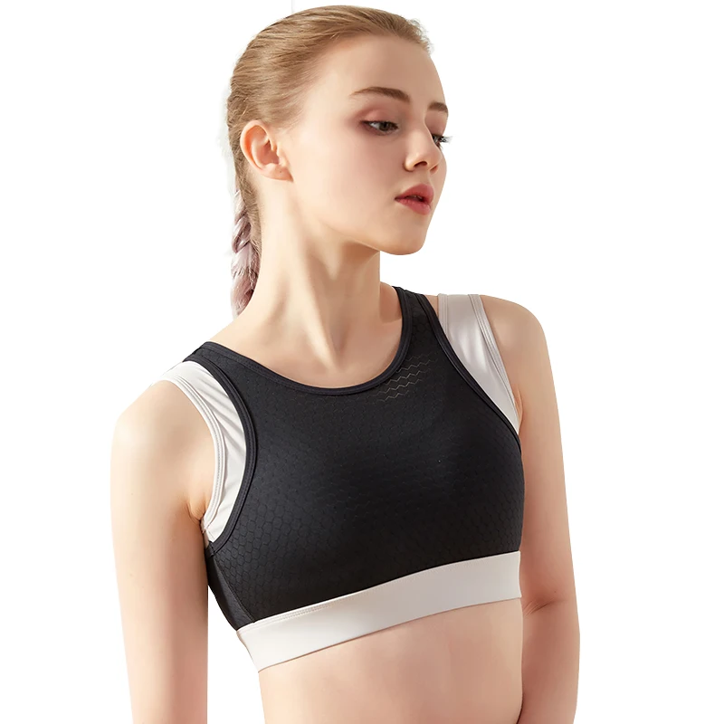 

2020 breathable Sleeveless crop Padded Bras backless bilayer Snake Tops Hipster dry fitness printed yoga crop top