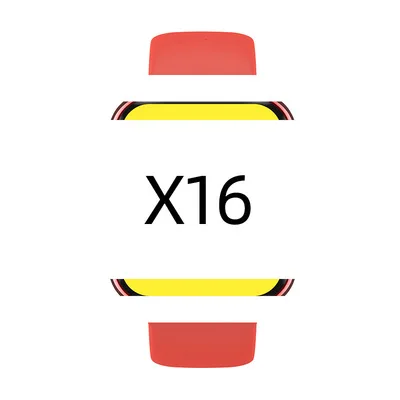 

2021 New Full play game smartwatch x16 IP67 Waterproof 1.75 BT call Pedometer smart watch x16