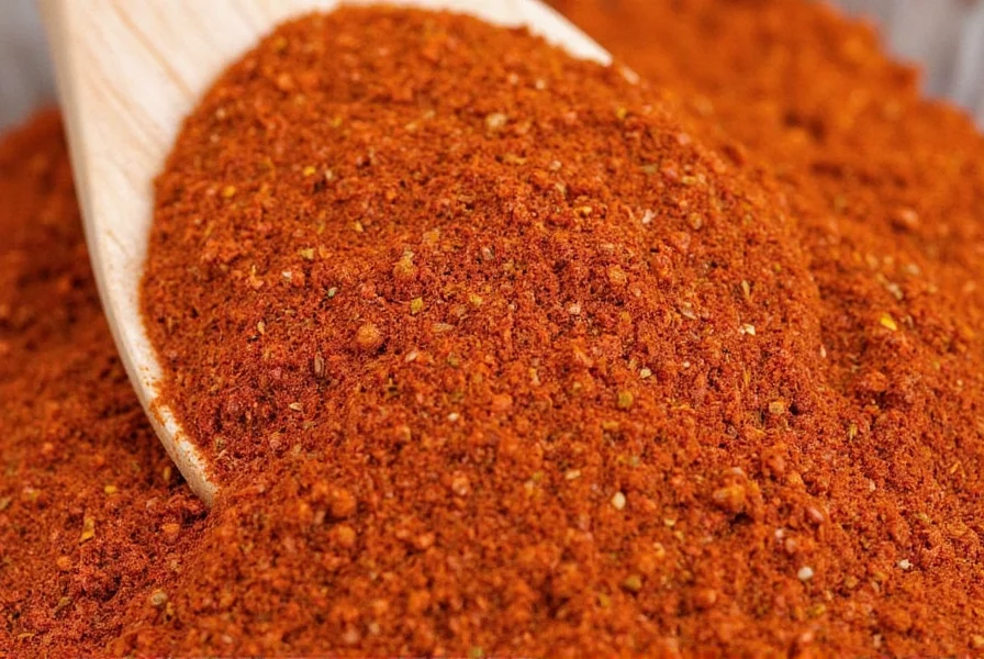Berbere seasoning on a spice rack