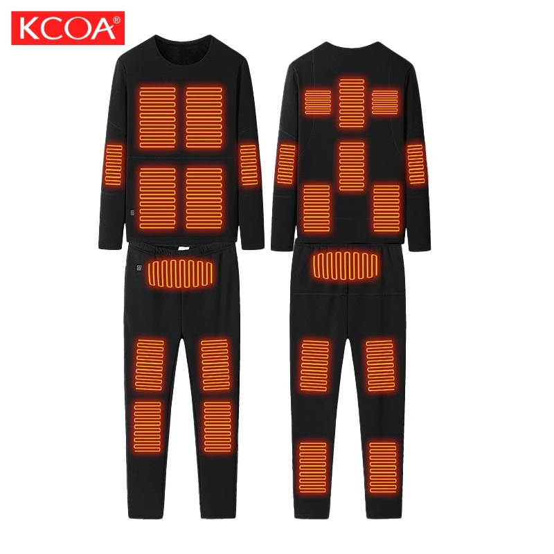 

Factory Price Winter Usb Heating Thermal Long Johns Underwear Set