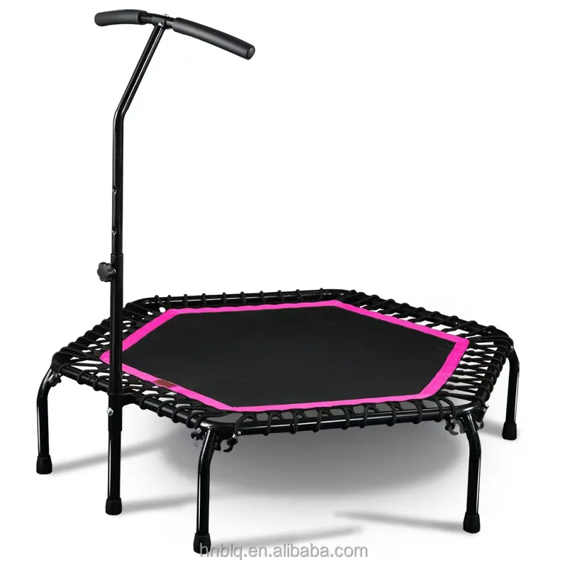 Indoor Outdoor High Strength Stable Safe Fitness Trampoline Adult for Home Gym Weight Loss Training Use
