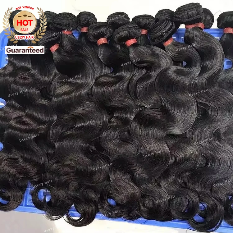 Top Quality Single Donor Cuticle Aligned Virgin Hair Bundles Remy 100 Human Hair Wholesale Raw Filipino Wavy Indian Hair Bulk