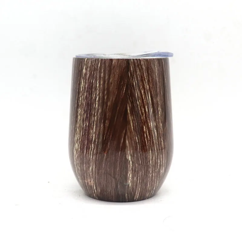 

Hot drink hot sale wood vacuum beer juice insulated stainless steel cup christmas