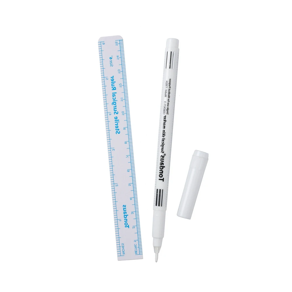 

Eeybrow Positioning Skin Microblading Marker Pen White Tattoo Permanent Makeup Eyebrow Microblading Thin Cosmetic Tools
