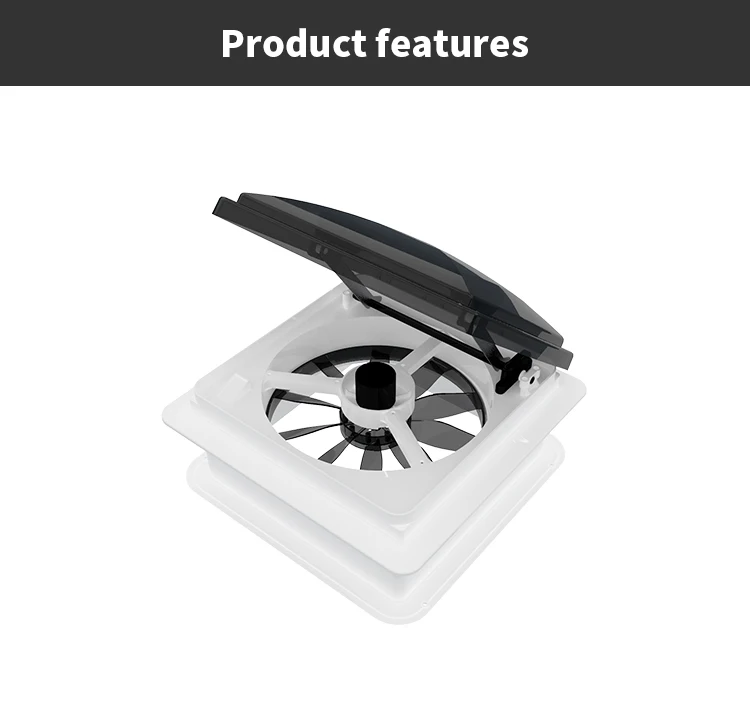 Camper van accessories 12v electric motorhome caravan ventilation fan RV vent fan