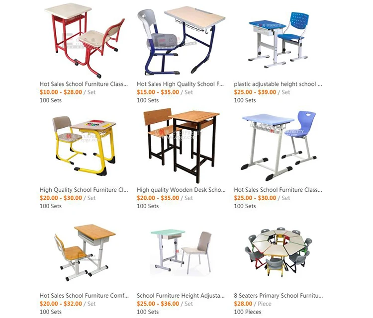 Ergonomics Fixed Single Student Study Desk And Chair Buy Single Desk