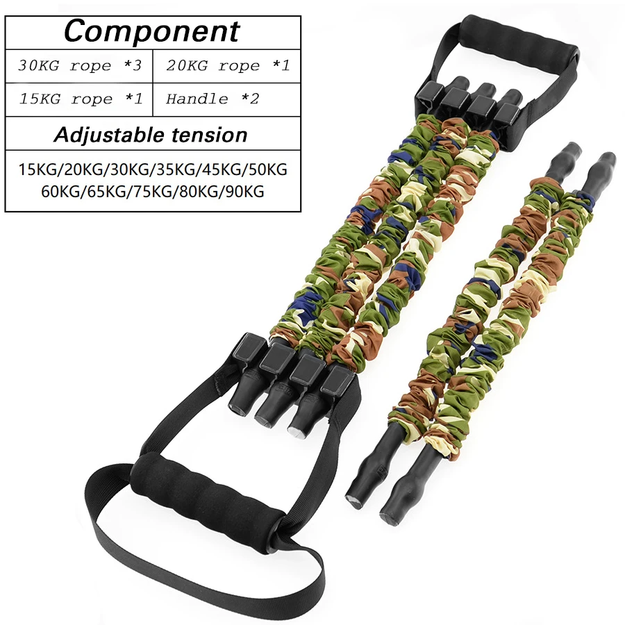 

Custom Amazon Hot Selling Fitness Training Pull Rope Strap Tension Band Hanging Belt Assist Bands, Customized