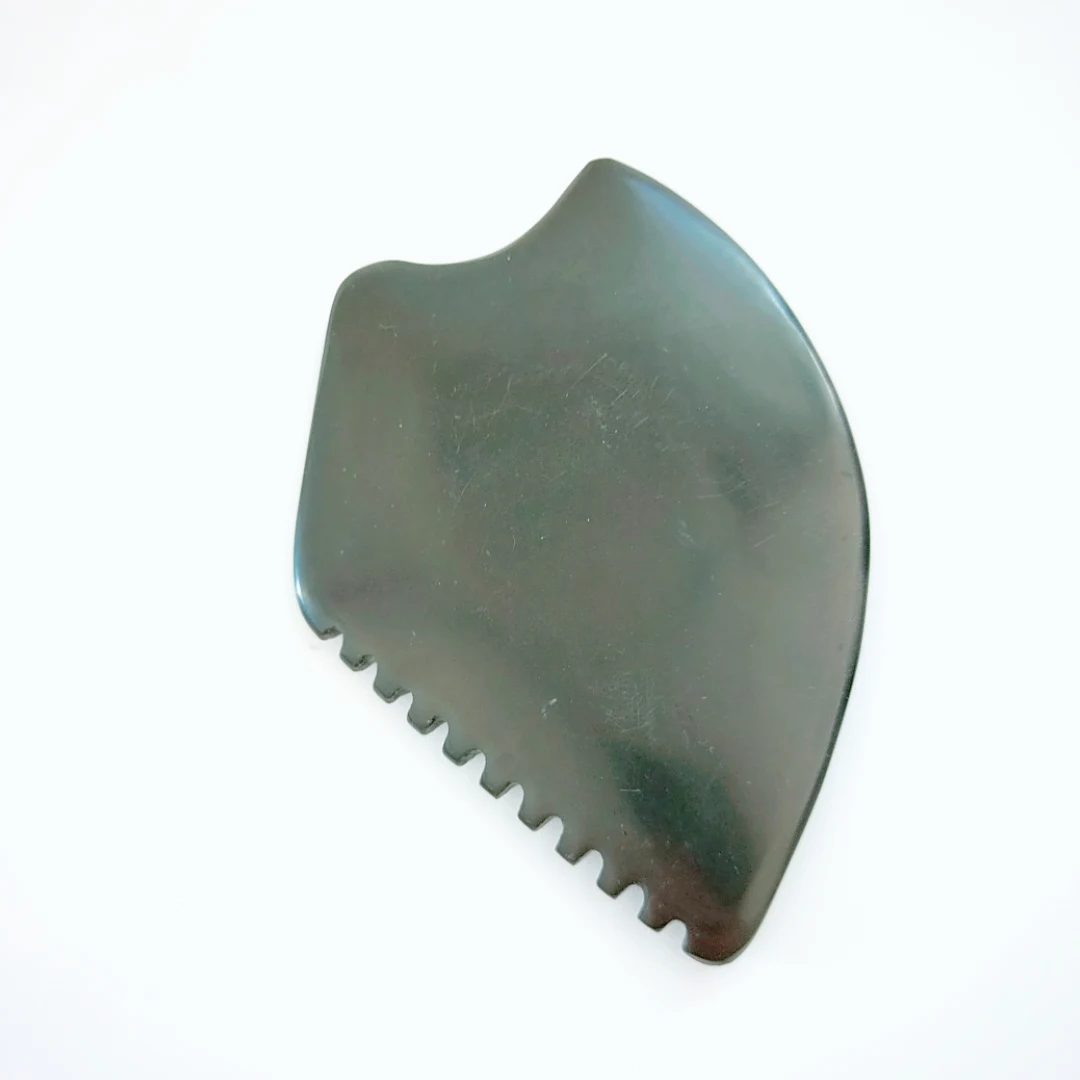 

Gua Sha Tool - Bian stone Guasha Scraping Massage Tool, Facial Massage for Lymphatic Drainage for Face, Neck and Body