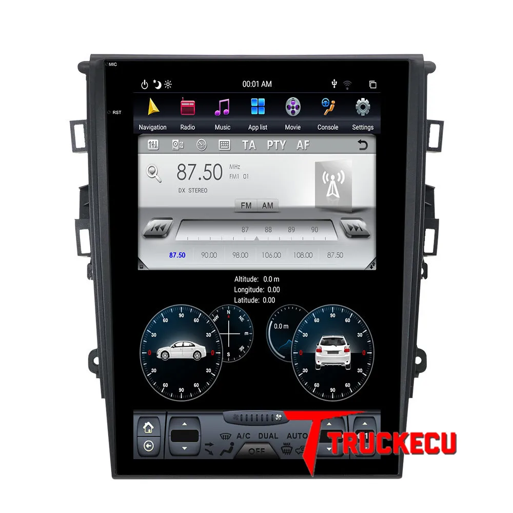 

Vertical screen Android 32G 64G For Ford Mondeo Fusion MK5 2013+ car dvd player gps system multimedia player