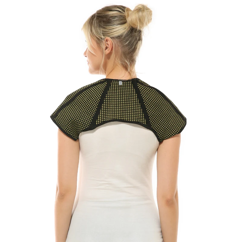 

Shoulder warmer for pain relief includes Chinese traditional medicine for keeping shoulder warm Relieve shoulder pain, Black
