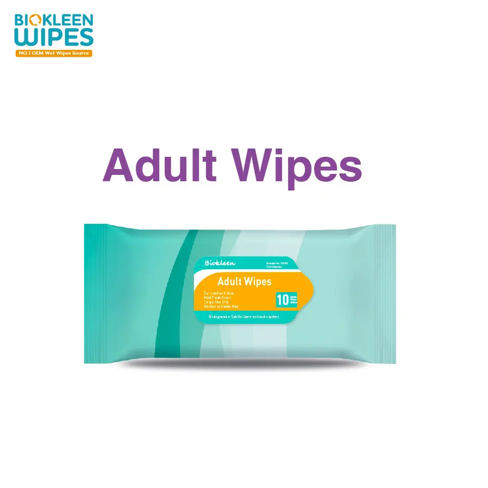 

Biokleen quick custom adult wet wipes incontinence adult wipes factory full body wipes adult alcohol free